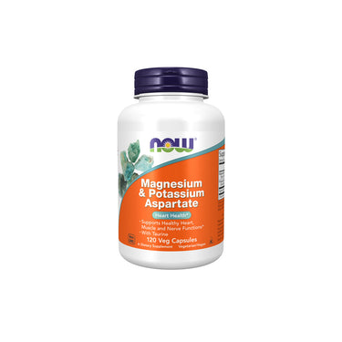Now Foods Magnesium & Potassium Aspartate 120 Veg Capsules.
